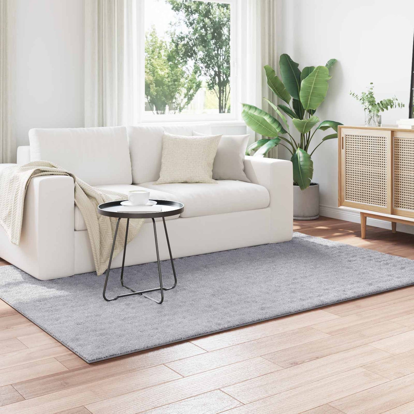 vidaXL Area Rugs Rectangular SIROLO Grey 170 x 120 cm Polyester