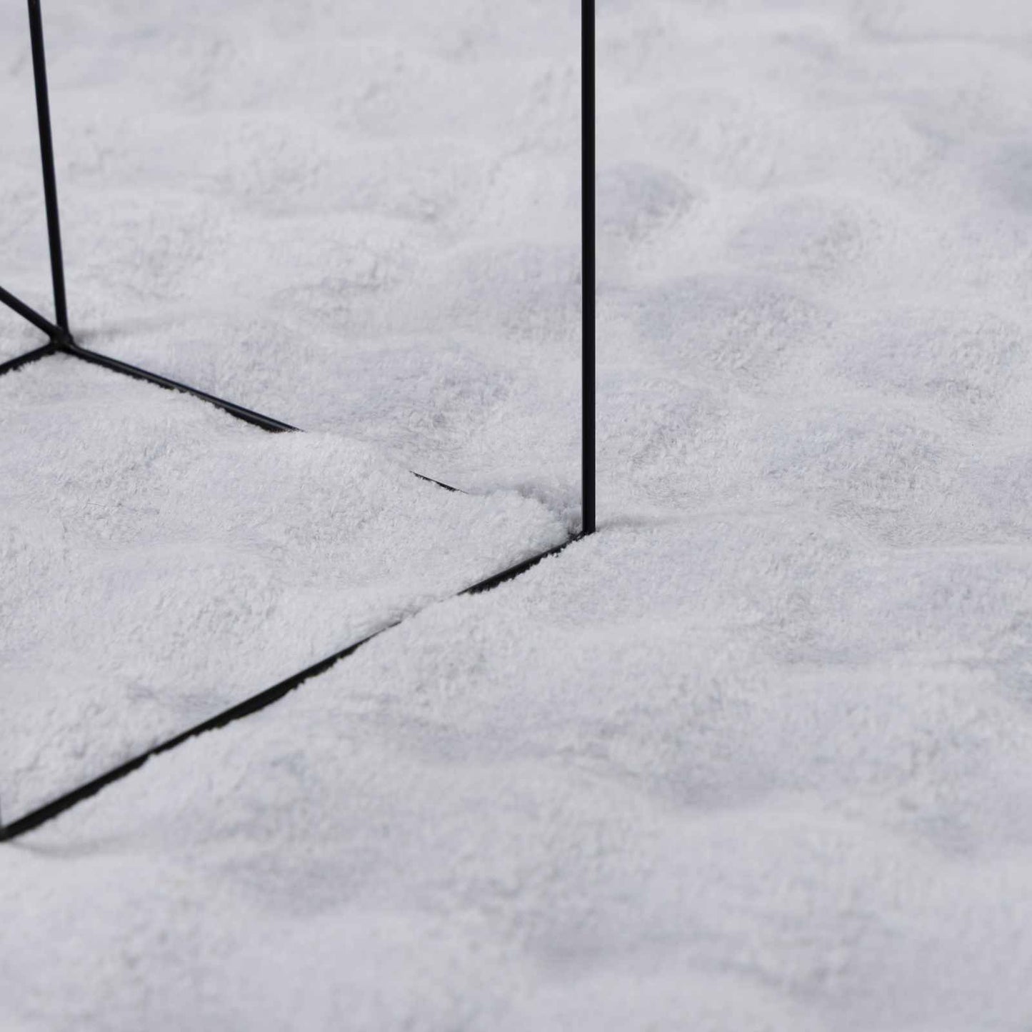 vidaXL Area Rugs Square SIROLO Grey 120 x 120 cm Polyester