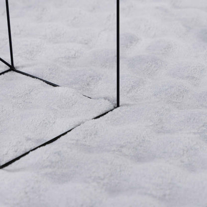 vidaXL Area Rugs Square SIROLO Grey 120 x 120 cm Polyester