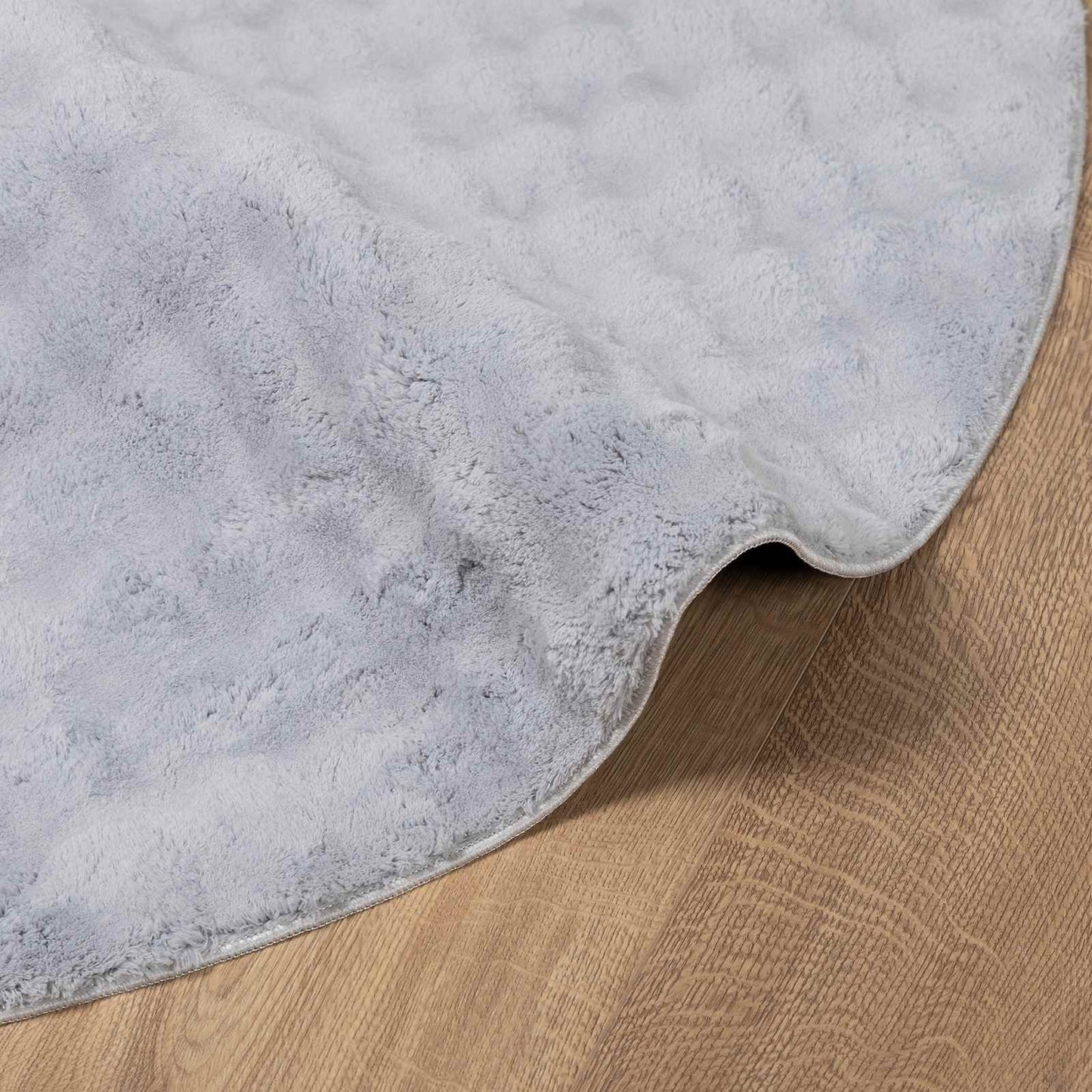 vidaXL Area Rugs Round SIROLO Grey Ø 120 CM Polyester