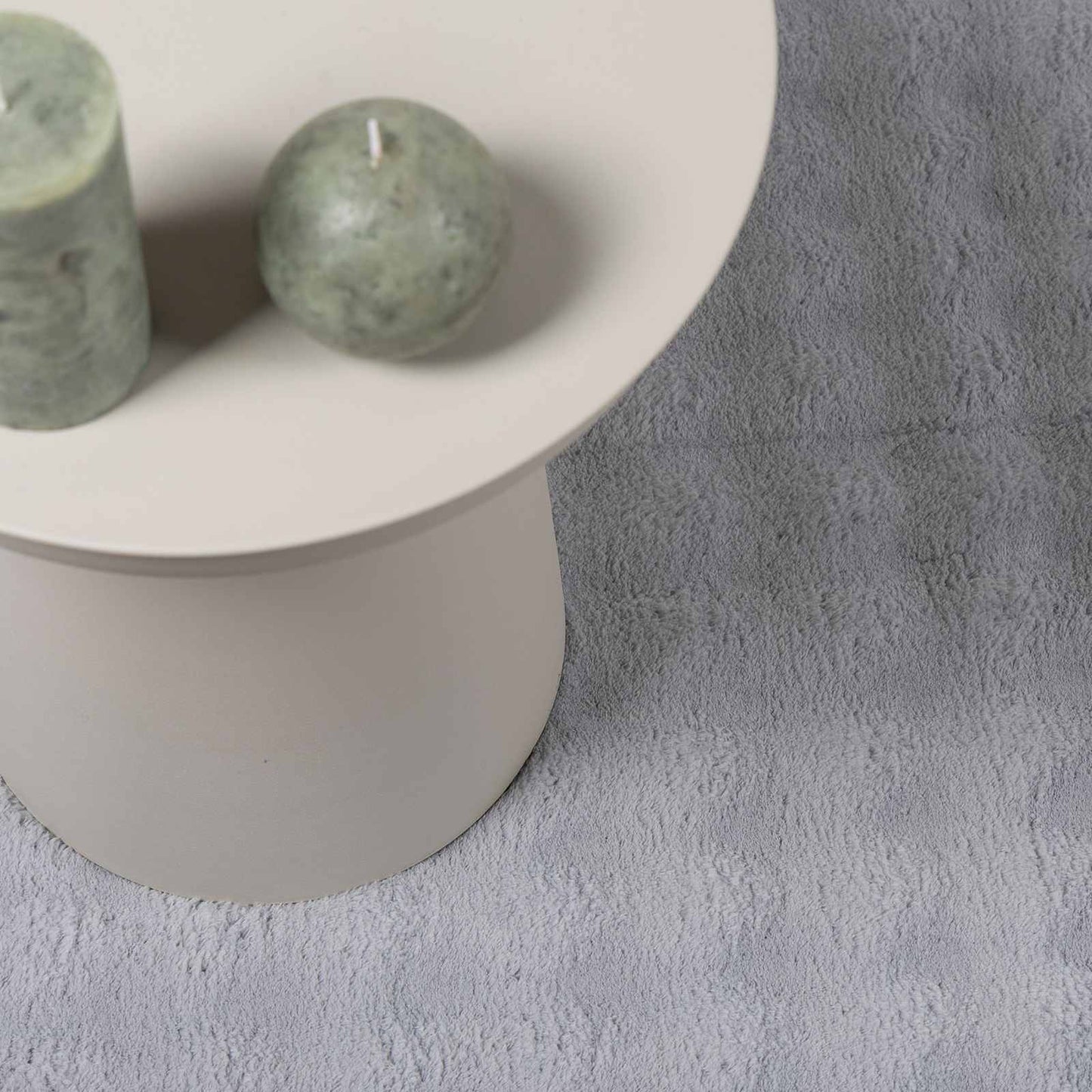 vidaXL Area Rugs Round SIROLO Grey Ø 120 CM Polyester