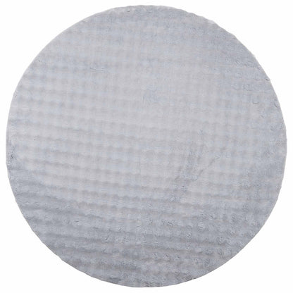 vidaXL Area Rugs Round SIROLO Grey Ø 120 CM Polyester