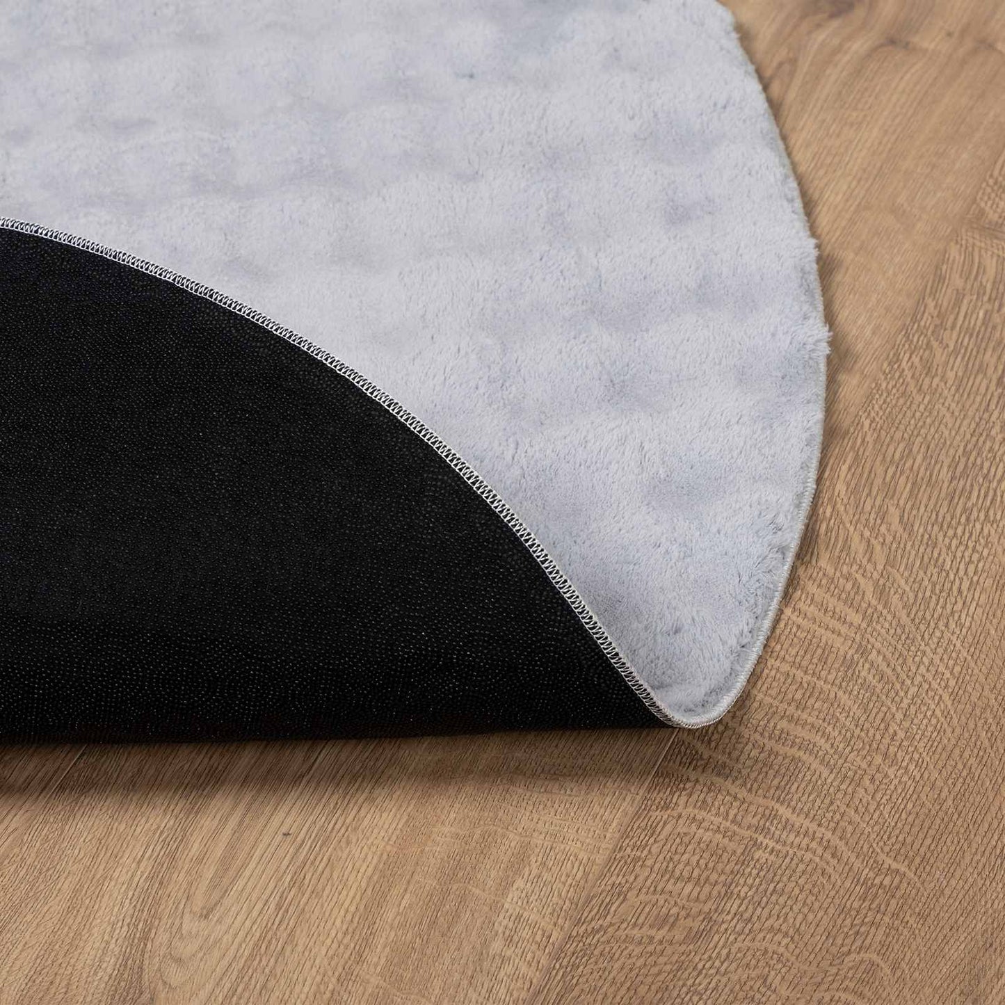 vidaXL Area Rugs Round SIROLO Grey Ø 160 CM Polyester