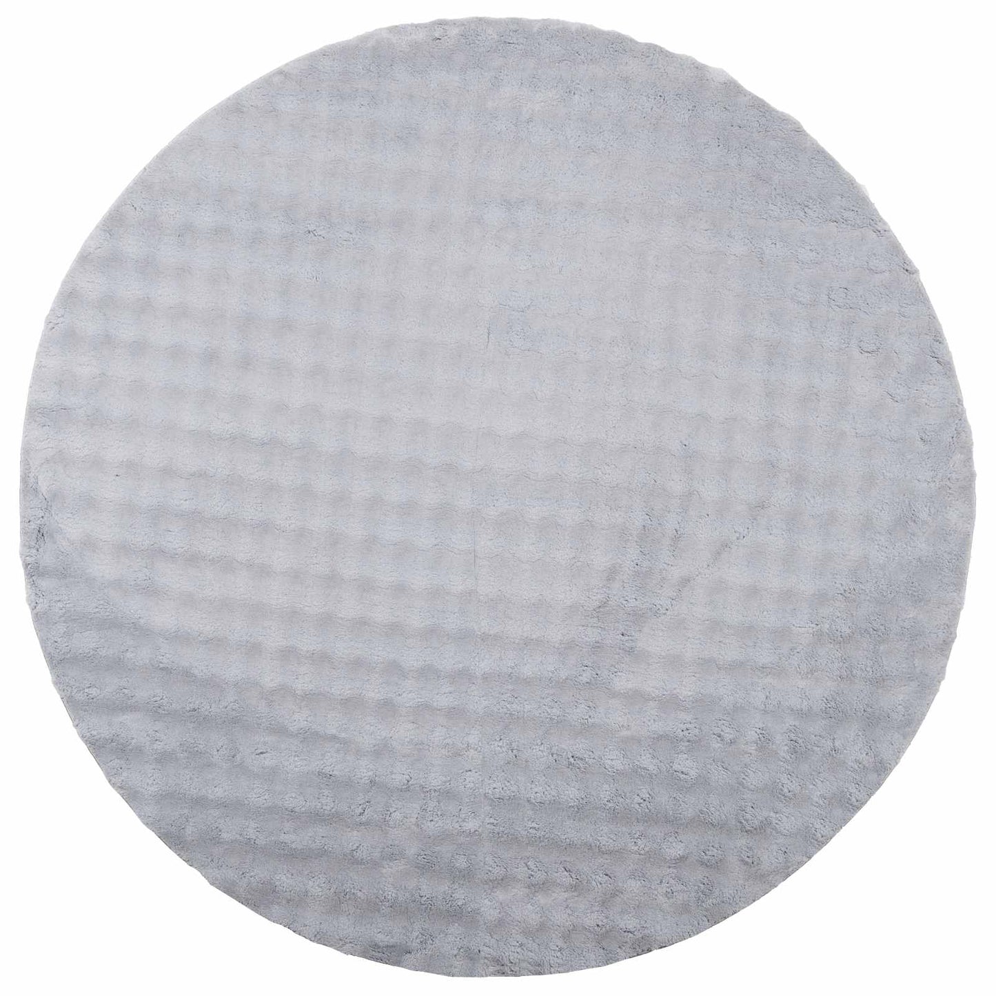 vidaXL Area Rugs Round SIROLO Grey Ø 160 CM Polyester