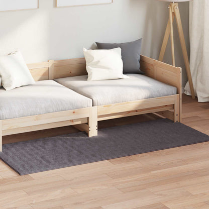 vidaXL Area Rugs Rectangular SIROLO Anthracite 200 x 80 cm Polyester