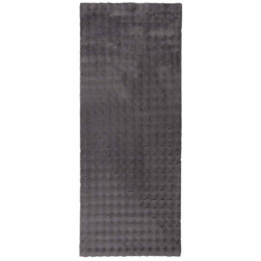 vidaXL Area Rugs Rectangular SIROLO Anthracite 200 x 80 cm Polyester