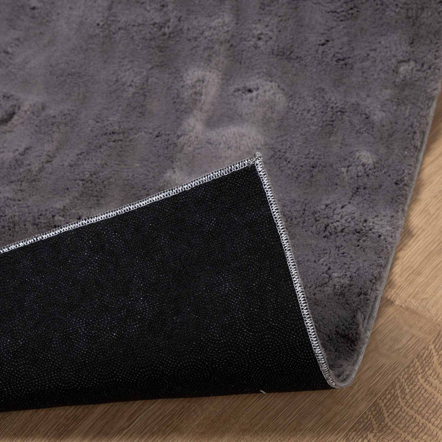 vidaXL Area Rugs Rectangular SIROLO Anthracite 200 x 140 cm Polyester