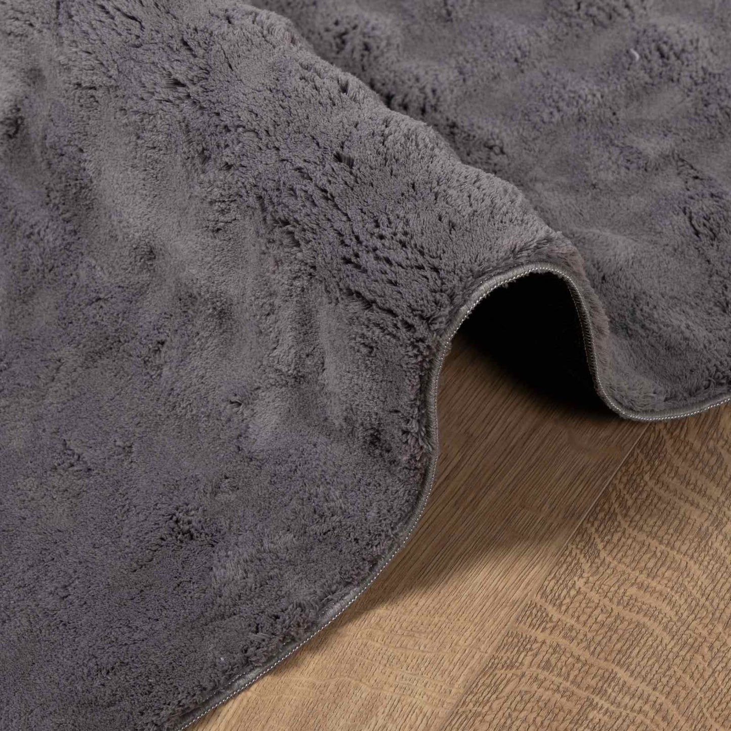vidaXL Area Rugs Rectangular SIROLO Anthracite 230 x 160 cm Polyester