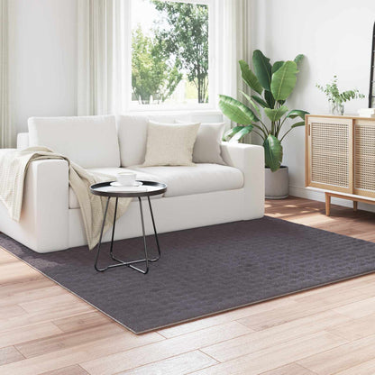 vidaXL Area Rugs Square SIROLO Anthracite 200 x 200 cm Polyester