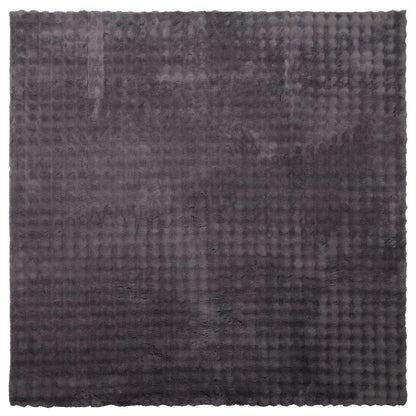 vidaXL Area Rugs Square SIROLO Anthracite 240 x 240 cm Polyester
