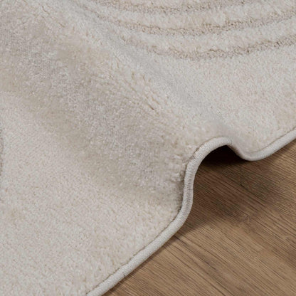 vidaXL Area Rugs Rectangular GALATI Cream 230 x 160 cm Polyester