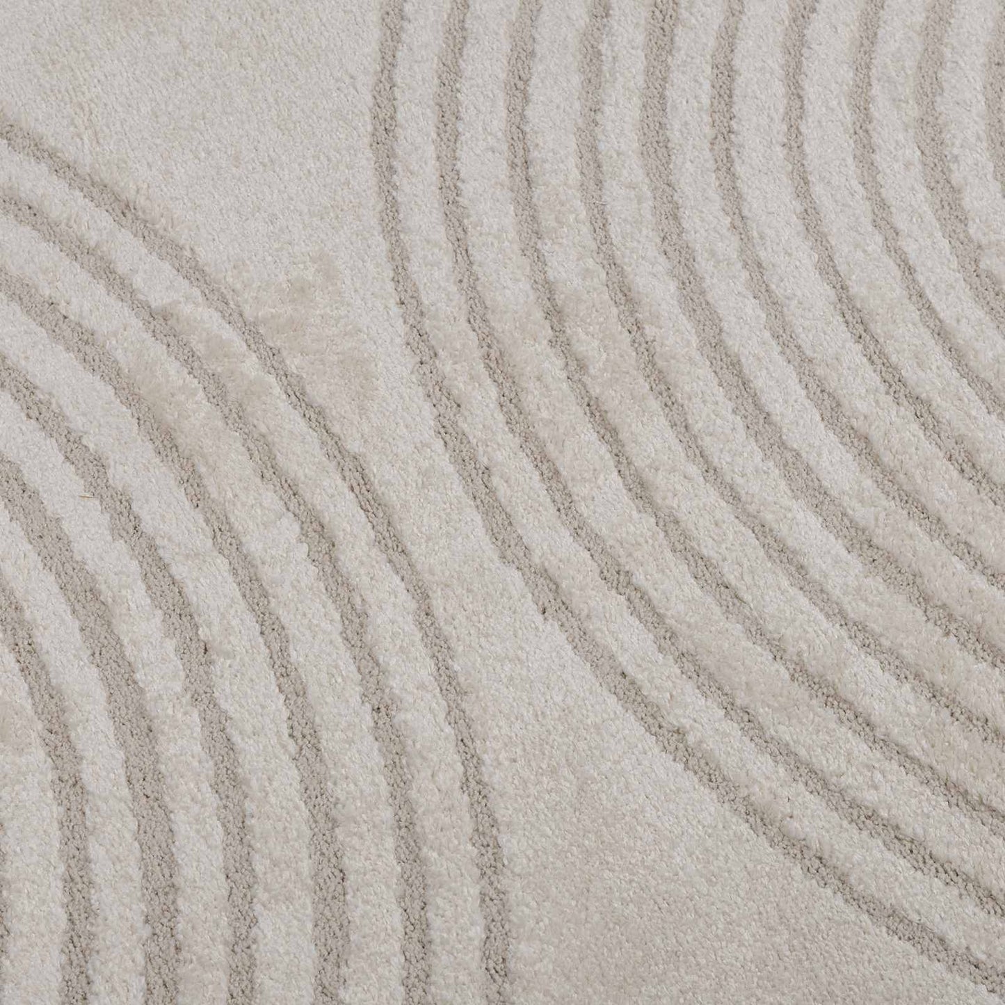 vidaXL Area Rugs Rectangular GALATI Cream 230 x 160 cm Polyester