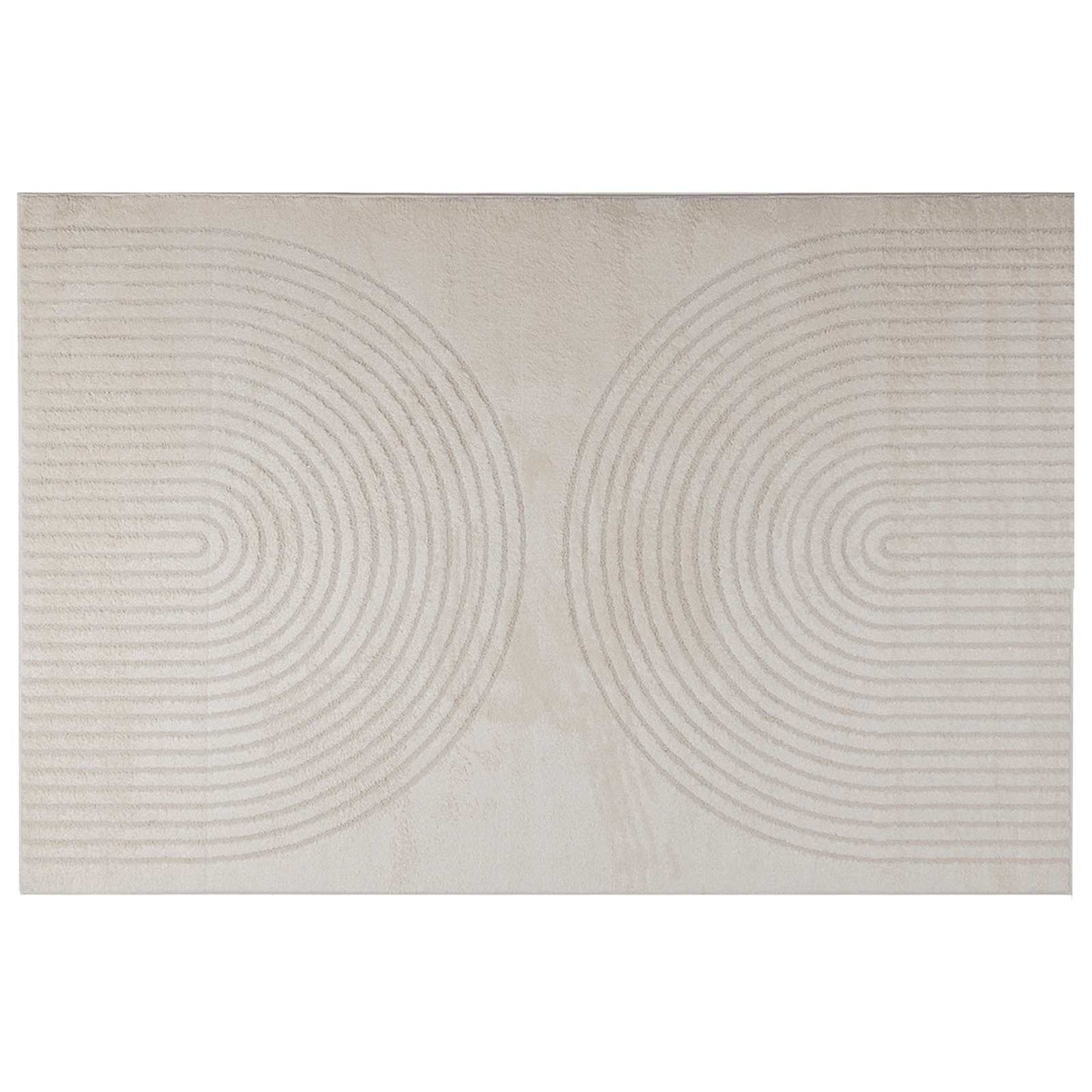 vidaXL Area Rugs Rectangular GALATI Cream 280 x 200 cm Polyester
