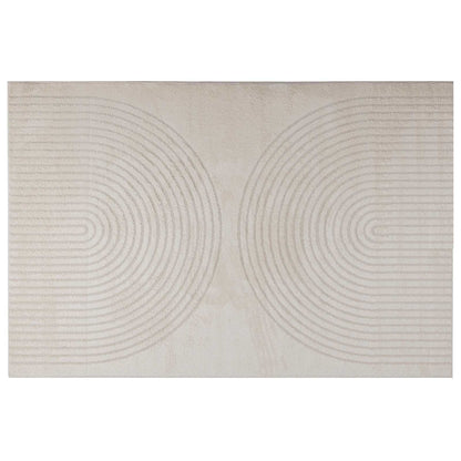 vidaXL Area Rugs Rectangular GALATI Cream 280 x 200 cm Polyester