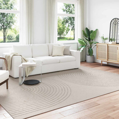 vidaXL Area Rugs Rectangular GALATI Cream 340 x 240 cm Polyester