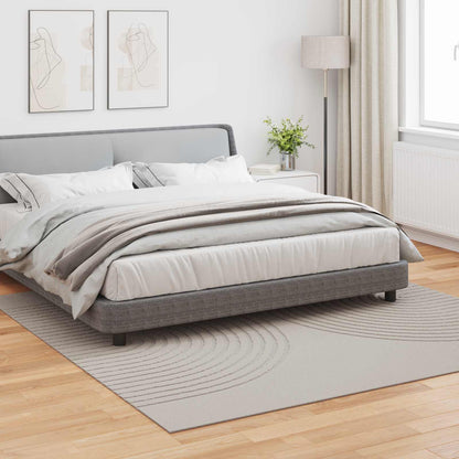 vidaXL Area Rugs Square GALATI Cream 240 x 240 cm Polyester