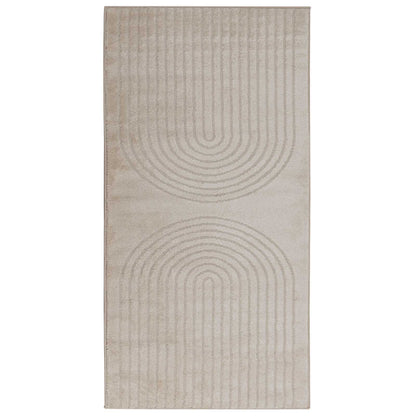 vidaXL Area Rugs Rectangular GALATI Beige 150 x 80 cm Polyester