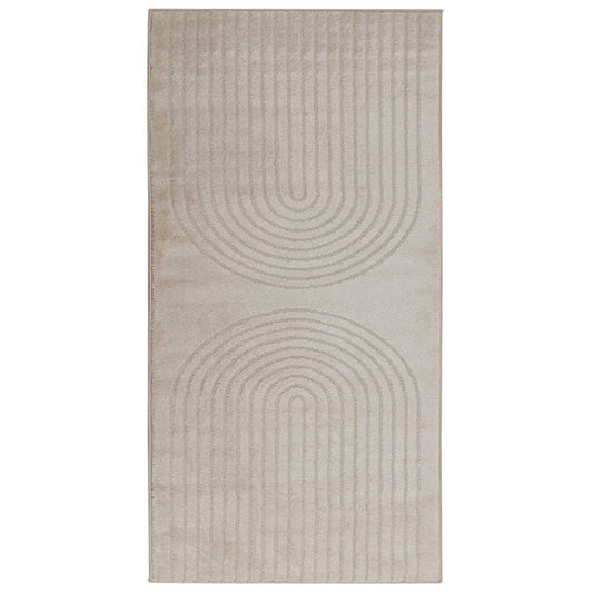 vidaXL Area Rugs Rectangular GALATI Beige 150 x 80 cm Polyester