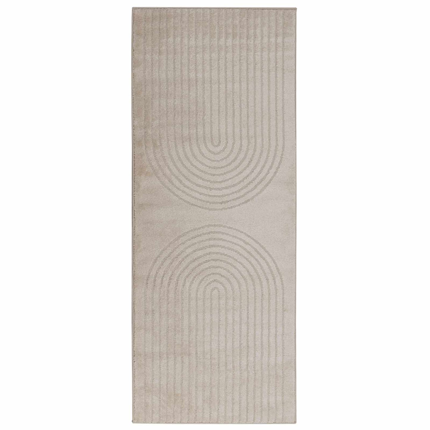 vidaXL Area Rugs Rectangular GALATI Beige 200 x 80 cm Polyester