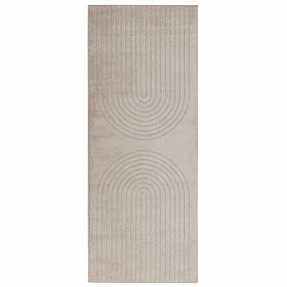vidaXL Area Rugs Rectangular GALATI Beige 200 x 80 cm Polyester
