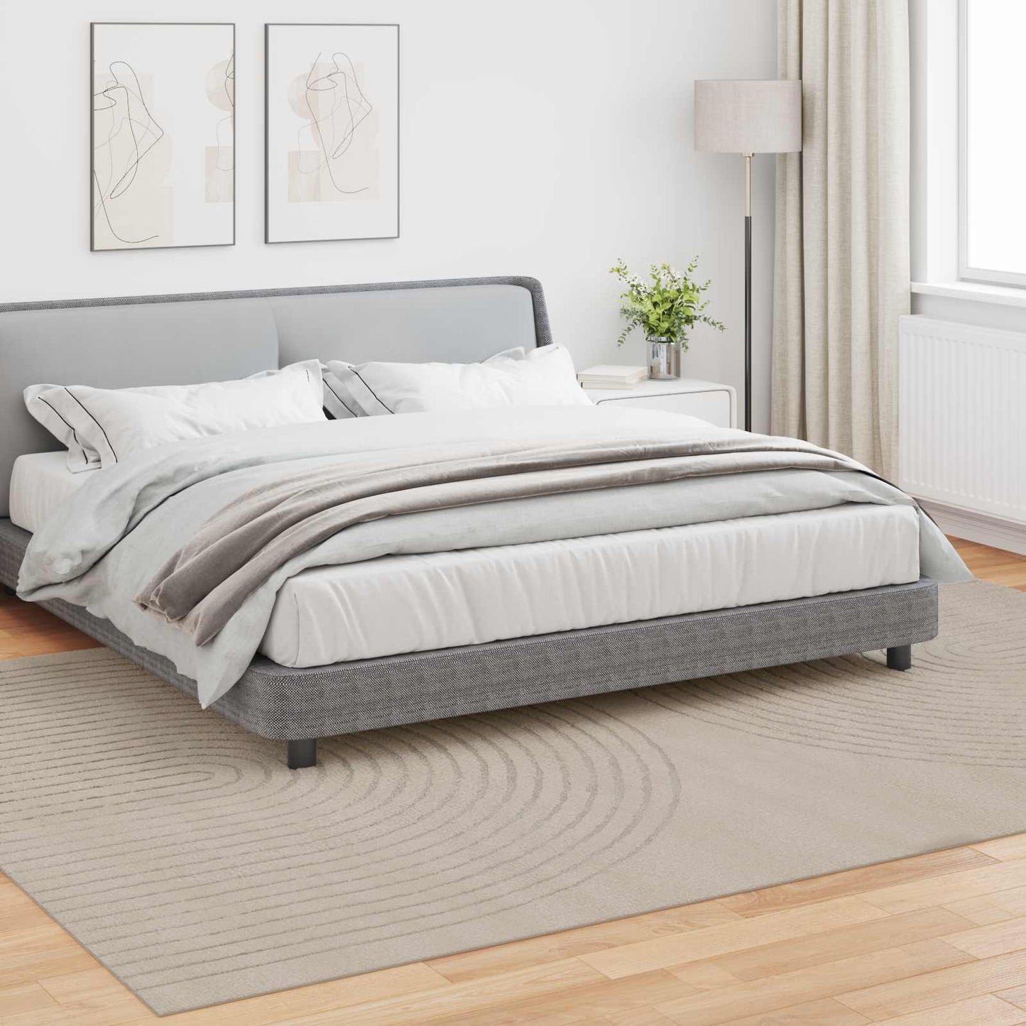 vidaXL Area Rugs Rectangular GALATI Beige 340 x 240 cm Polyester