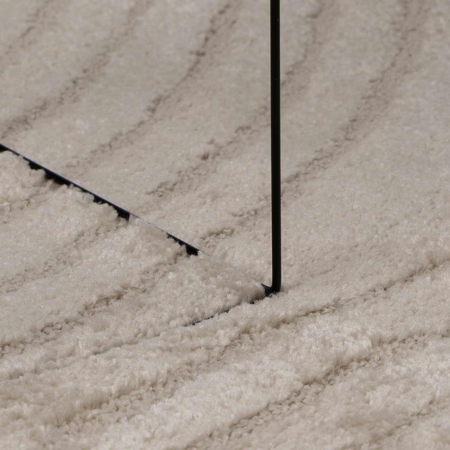 vidaXL Area Rugs Square GALATI Beige 120 x 120 cm Polyester