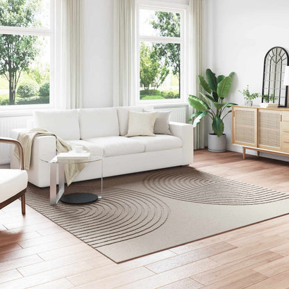 vidaXL Area Rugs Square GALATI Beige 240 x 240 cm Polyester