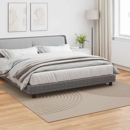 vidaXL Area Rugs Square GALATI Beige 240 x 240 cm Polyester