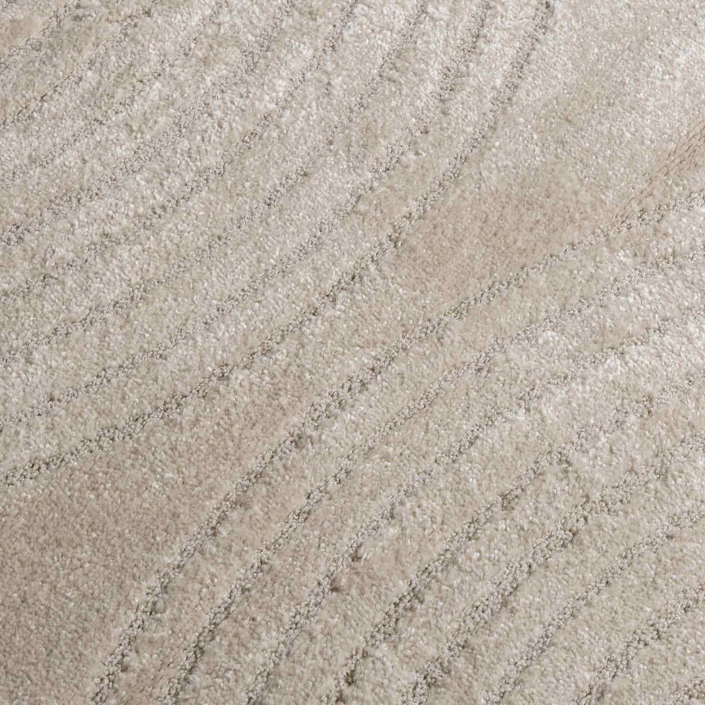 vidaXL Area Rugs Round GALATI Beige Ø 160 CM Polyester