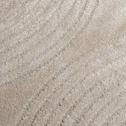 vidaXL Area Rugs Round GALATI Beige Ø 160 CM Polyester