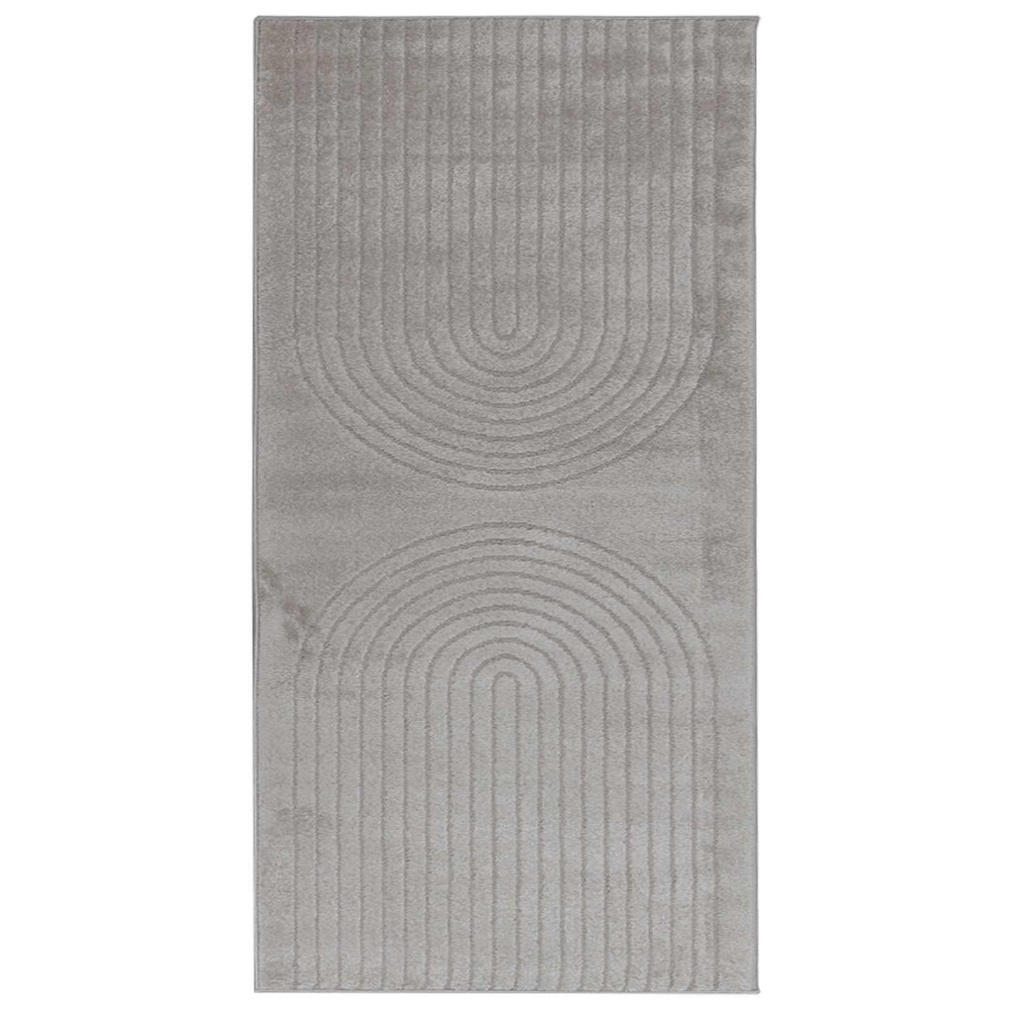 vidaXL Area Rugs Rectangular GALATI Grey 150 x 80 cm Polyester