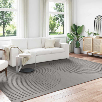 vidaXL Area Rugs Rectangular GALATI Grey 340 x 240 cm Polyester