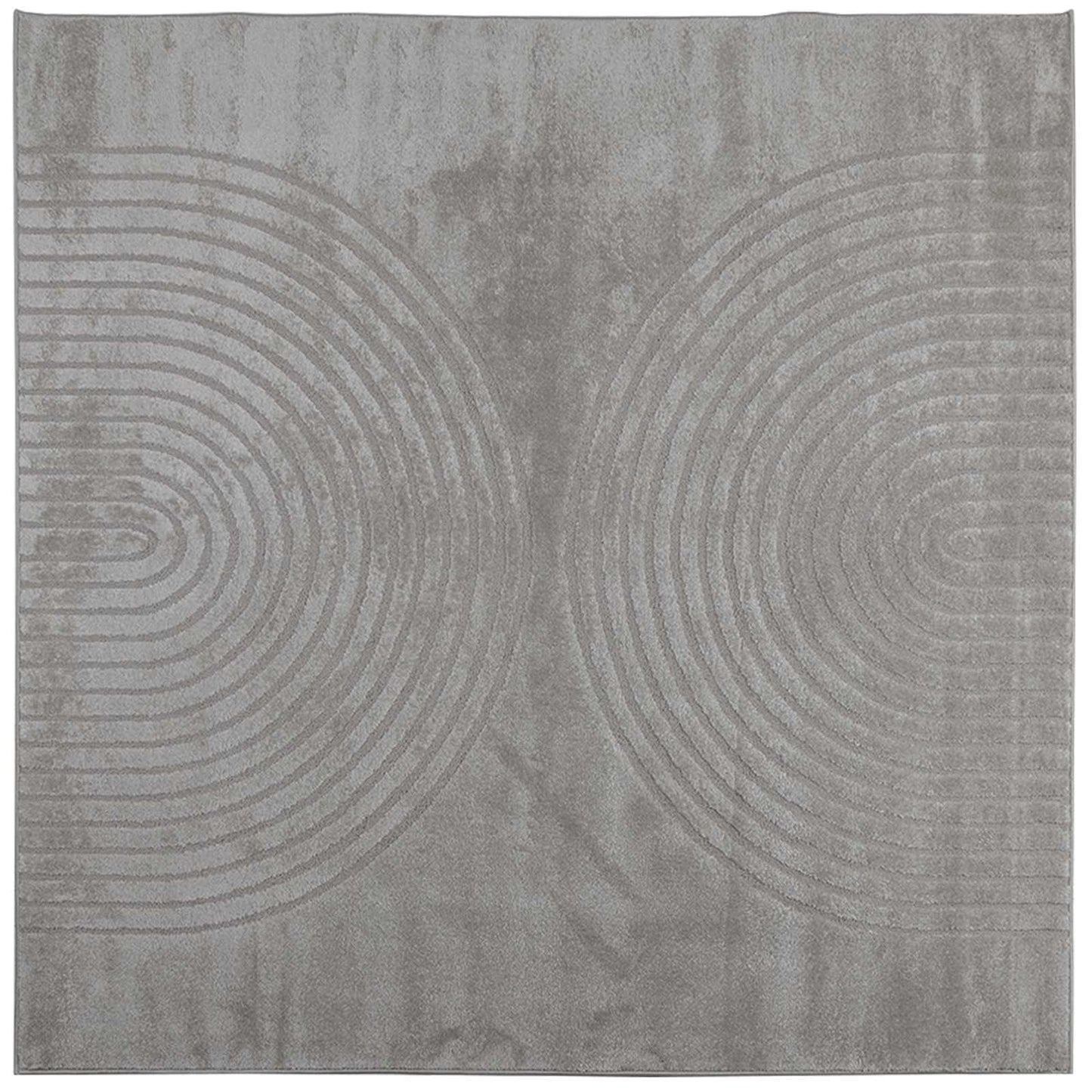 vidaXL Area Rugs Square GALATI Grey 120 x 120 cm Polyester