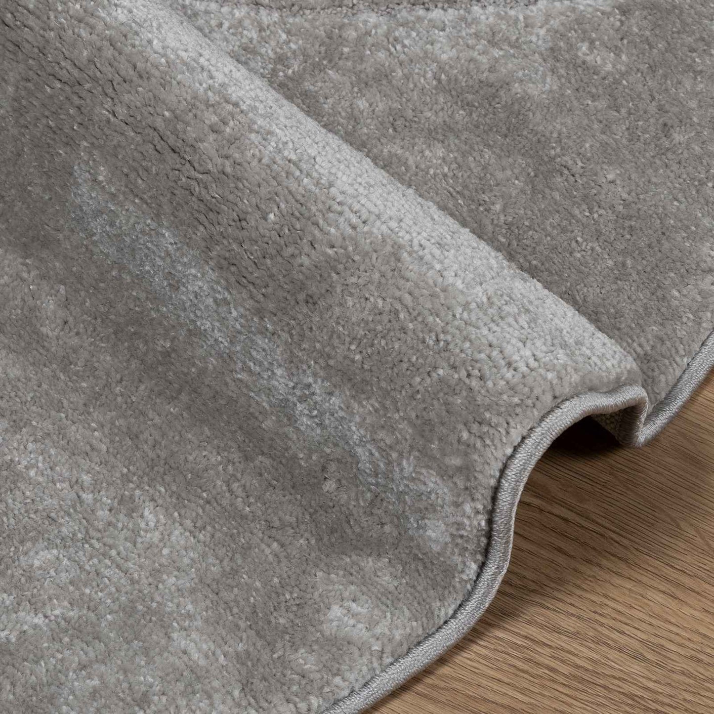 vidaXL Area Rugs Round GALATI Grey Ø 120 CM Polyester
