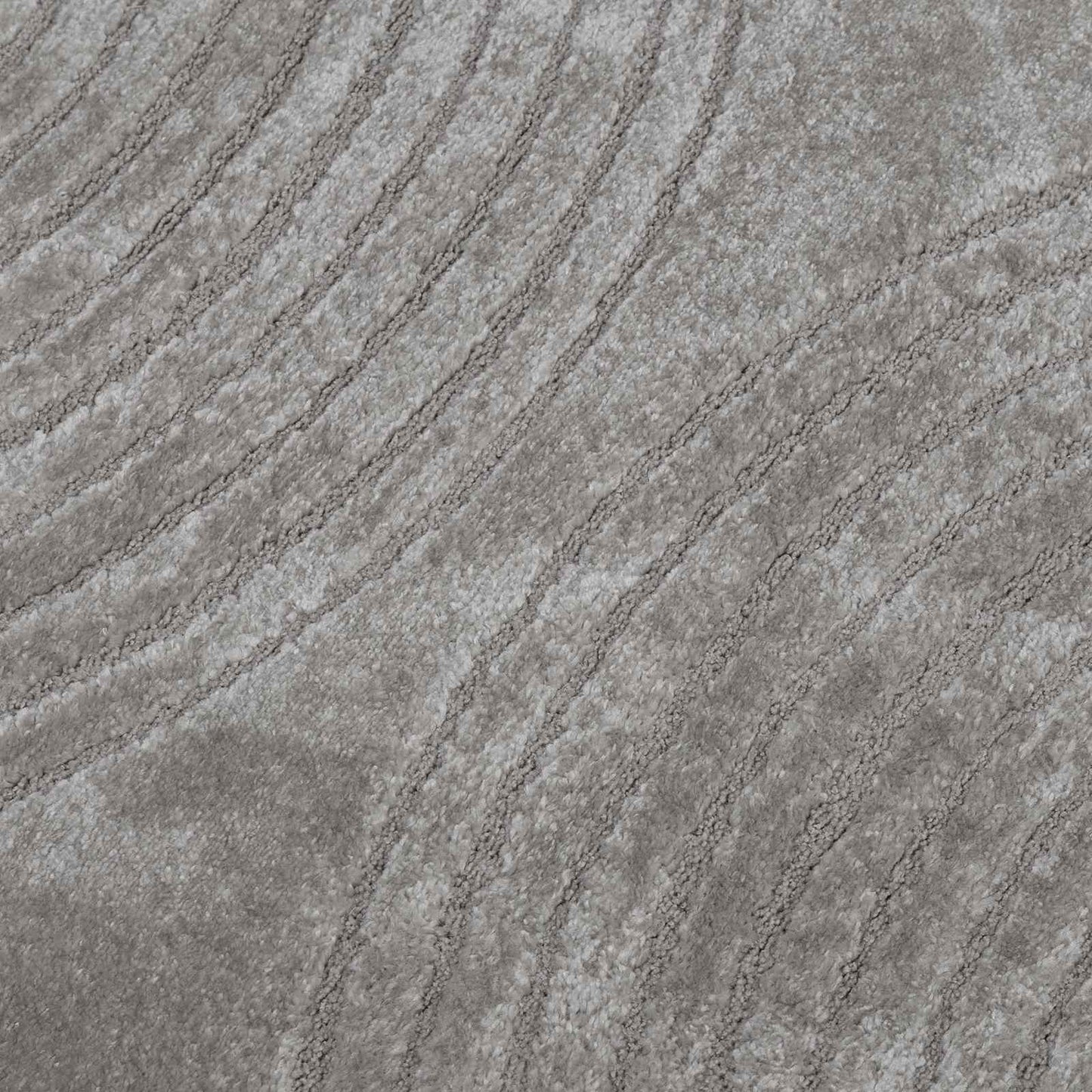 vidaXL Area Rugs Round GALATI Grey Ø 120 CM Polyester