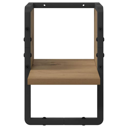 vidaXL Wall Shelf Wall-Mounted Artisian Oak 20 x 25 x 30 cm