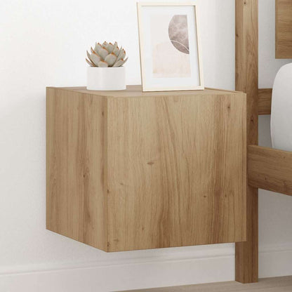 vidaXL TV Wall Cabinet 30.5 x 35 x 30 cm Artisian Oak Engineered Wood