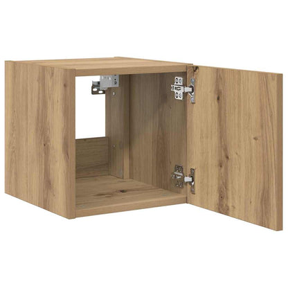 vidaXL TV Wall Cabinet 30.5 x 35 x 30 cm Artisian Oak Engineered Wood