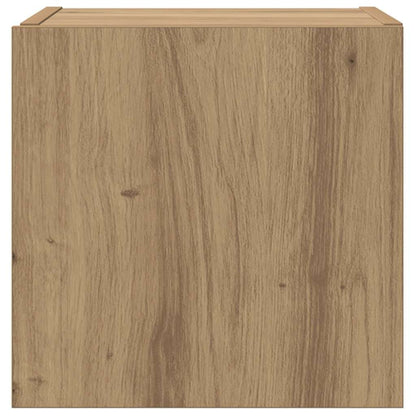 vidaXL TV Wall Cabinet 30.5 x 35 x 30 cm Artisian Oak Engineered Wood