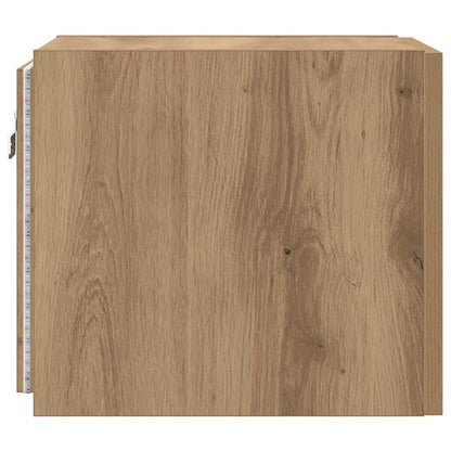 vidaXL TV Wall Cabinet 30.5 x 35 x 30 cm Artisian Oak Engineered Wood