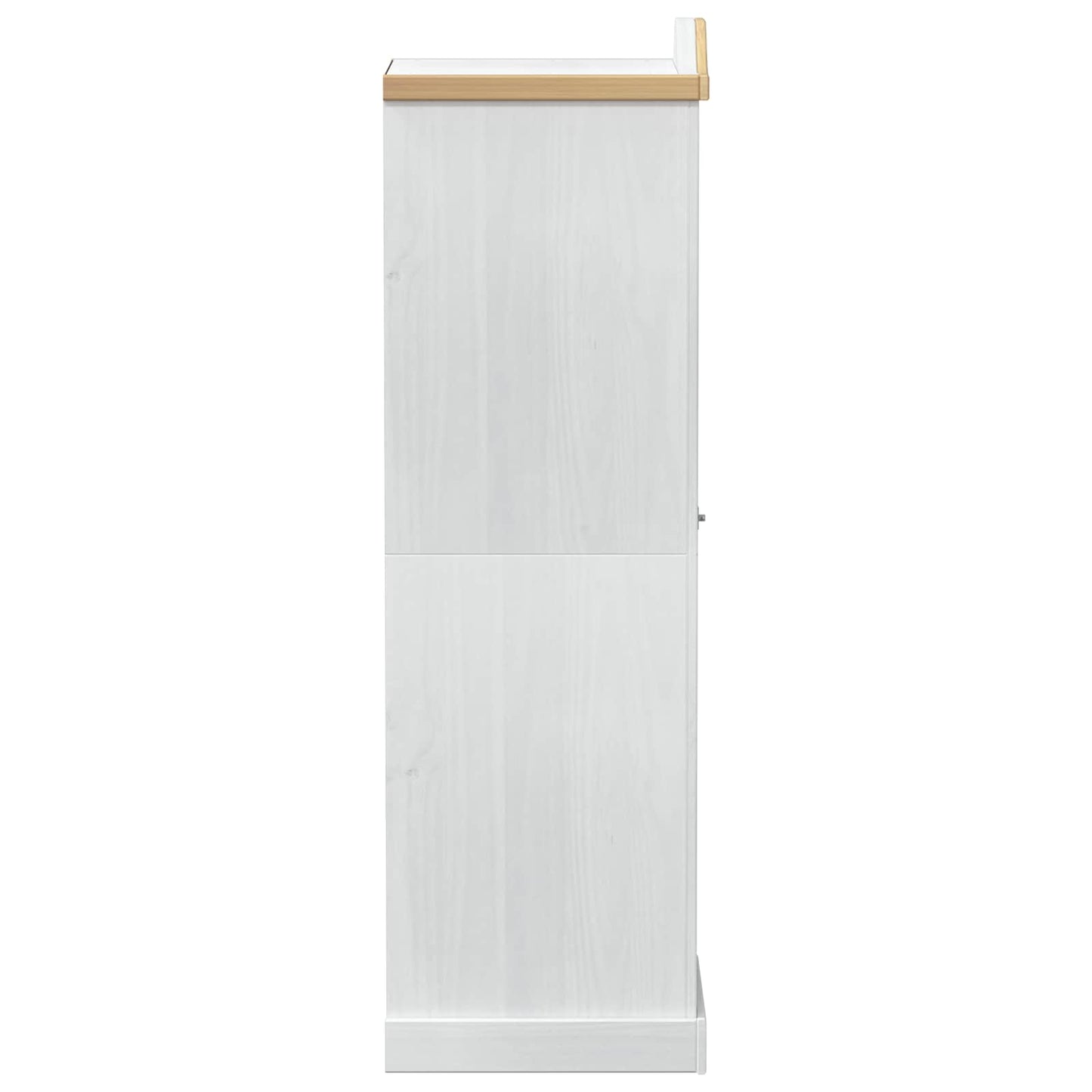 vidaXL Wardrobes with Shelf White 55 x 52 x 170 cm Solid Pine Wood