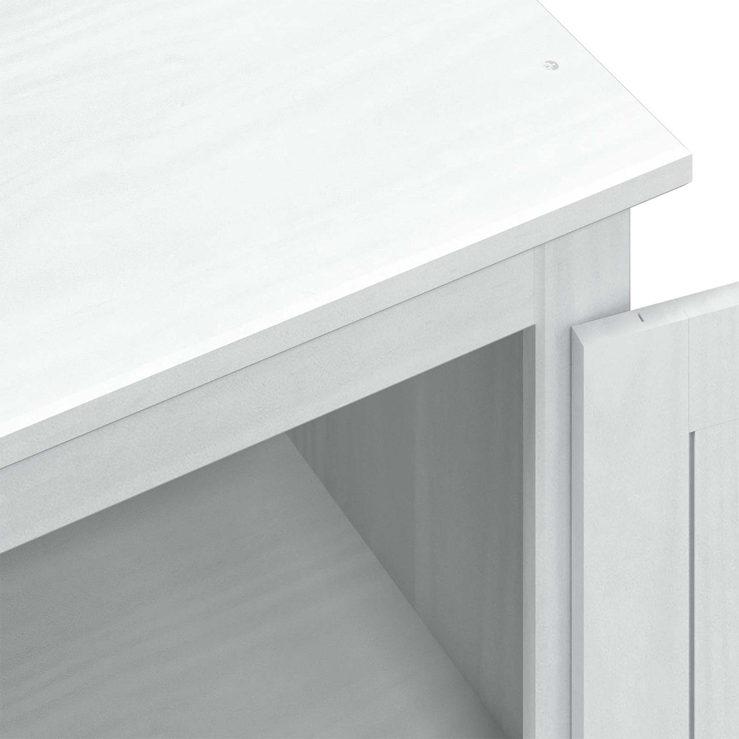 vidaXL Wardrobes with Drawer White 55 x 50 x 170 cm Solid Pine Wood