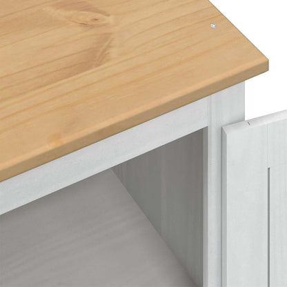 vidaXL Wardrobes with Drawer White 55 x 38 x 170 cm Solid Pine Wood