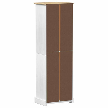 vidaXL Wardrobes with Drawer White 55 x 38 x 170 cm Solid Pine Wood
