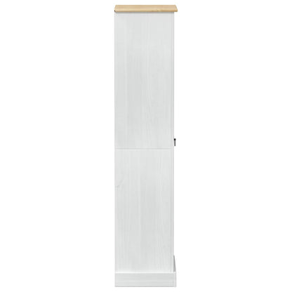 vidaXL Wardrobes with Drawer White 55 x 38 x 170 cm Solid Pine Wood