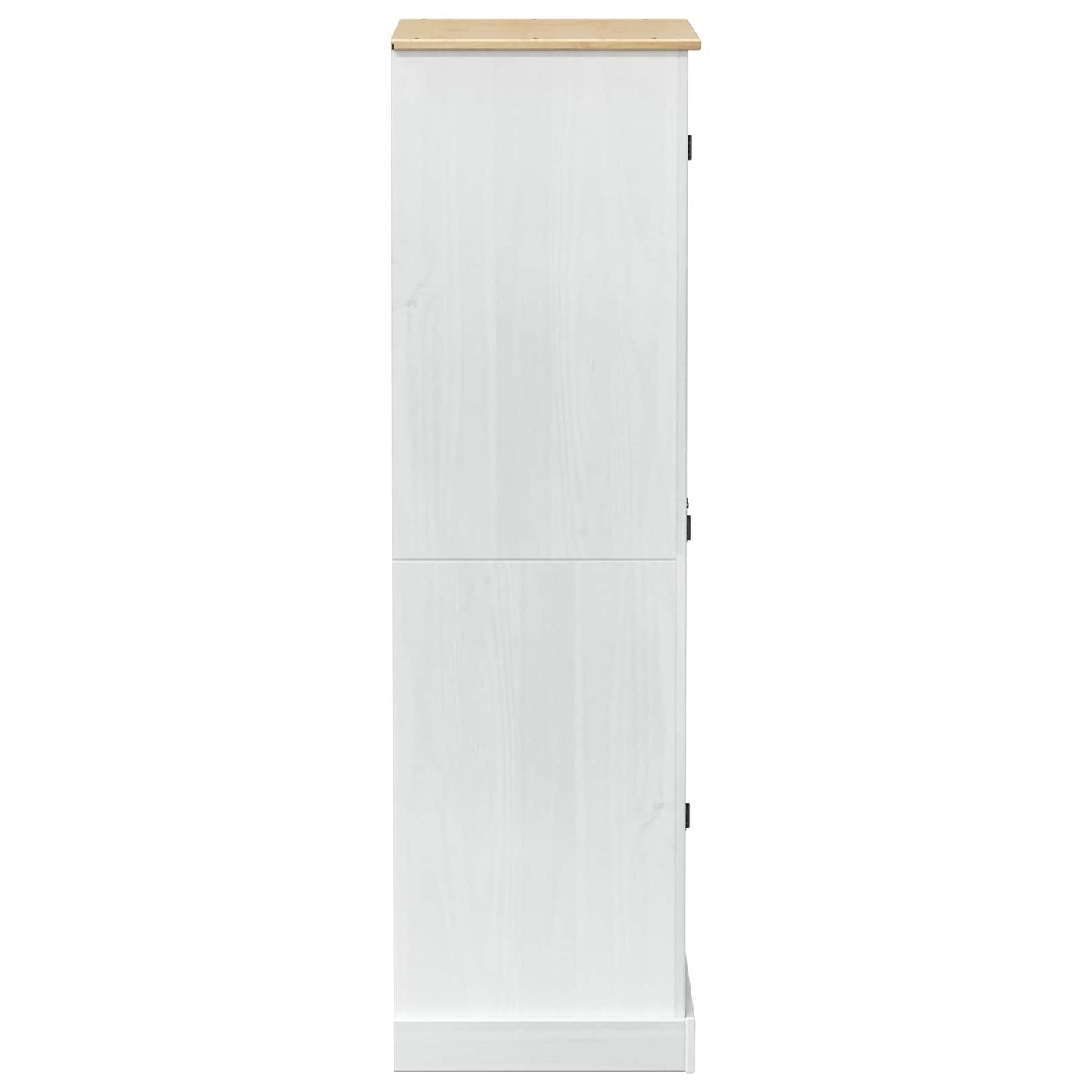 vidaXL Wardrobes with Drawer White 76 x 50 x 170 cm Solid Pine Wood