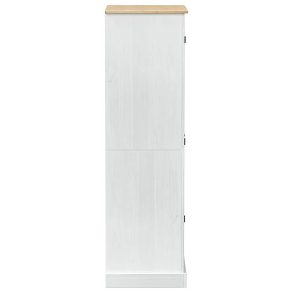 vidaXL Wardrobes with Drawer White 76 x 50 x 170 cm Solid Pine Wood