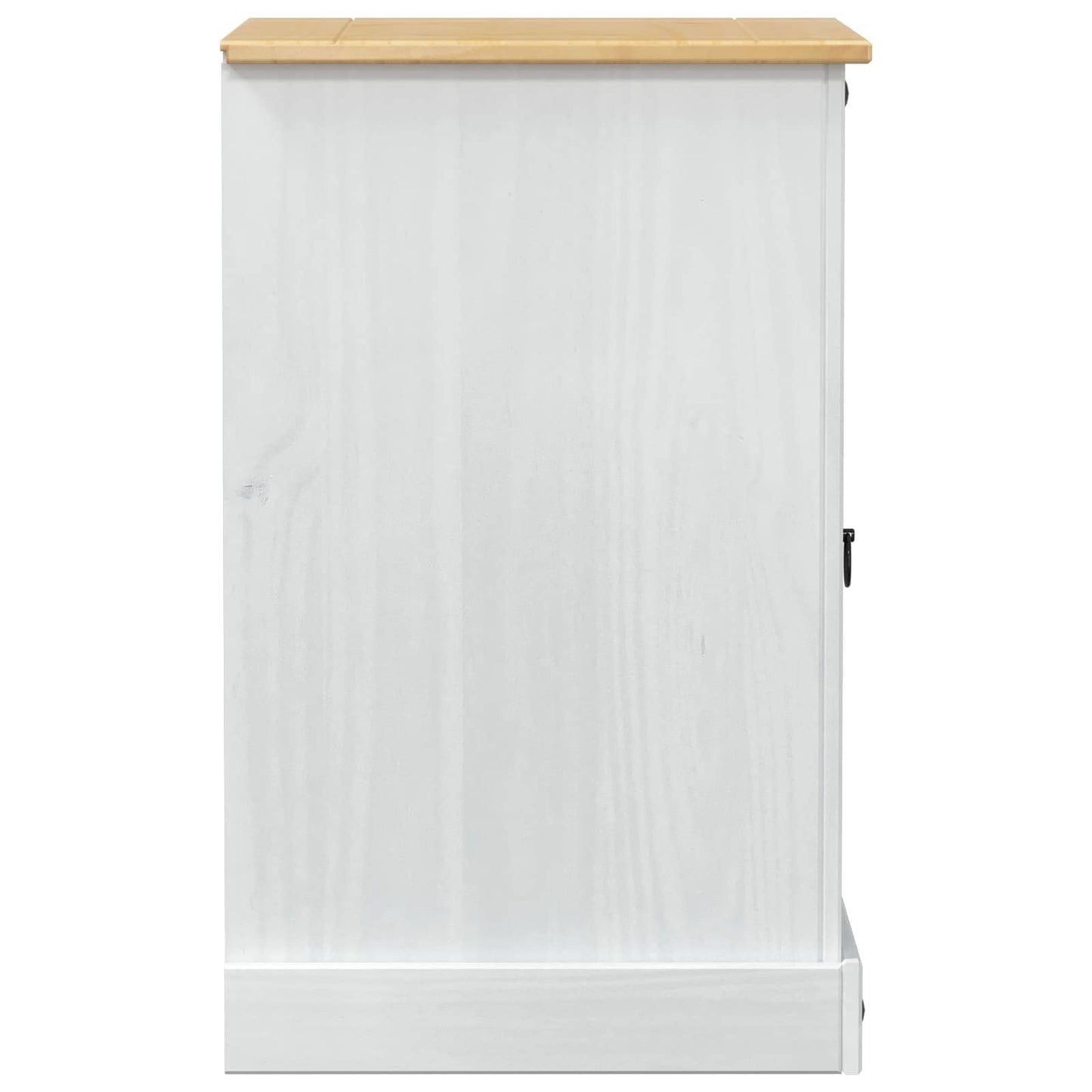 vidaXL HiFi cabinet White 60 x 50 x 82 cm Solid Pine Wood