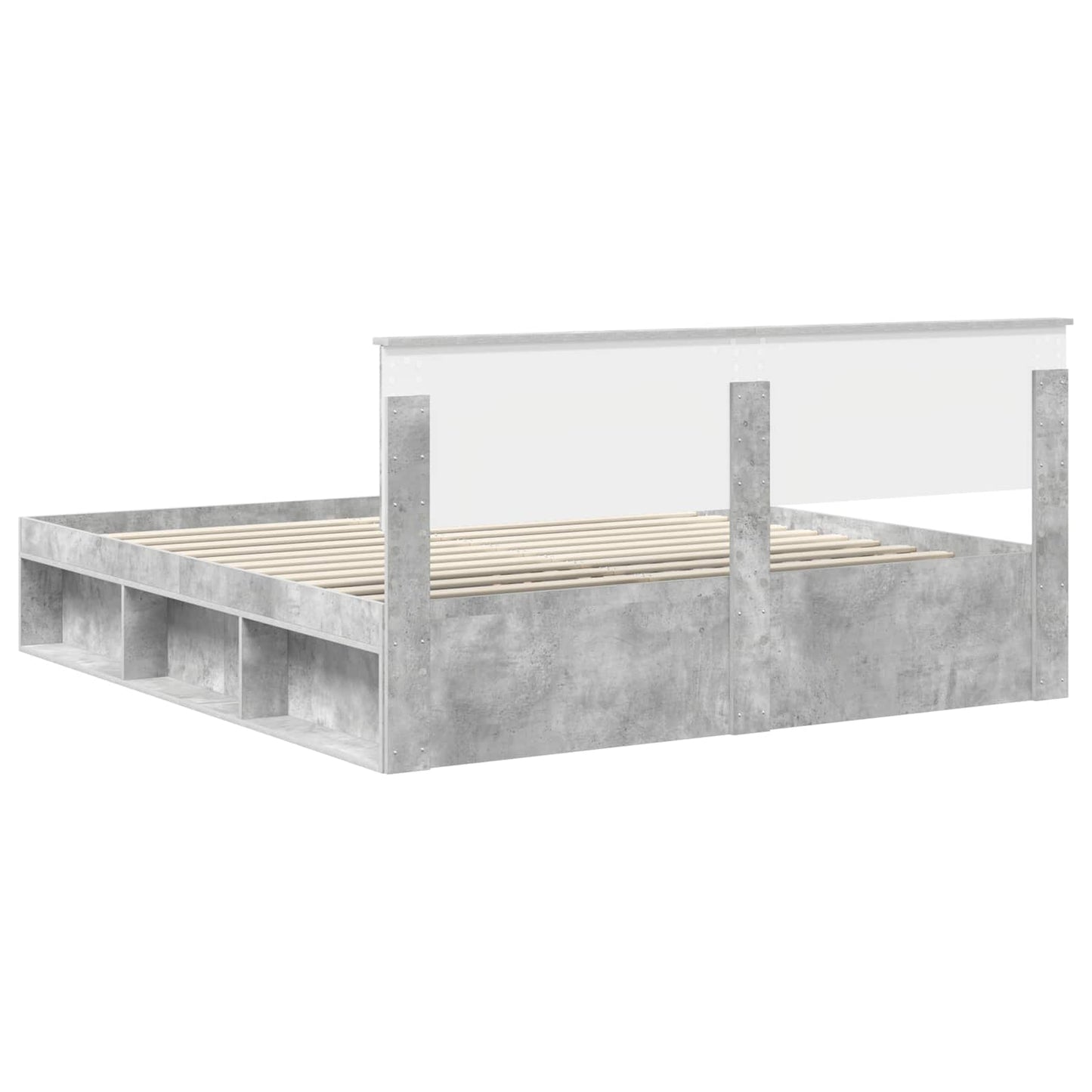 vidaXL Bed Frame with Headboard Concerte 180 x 200 cm Engineered wood