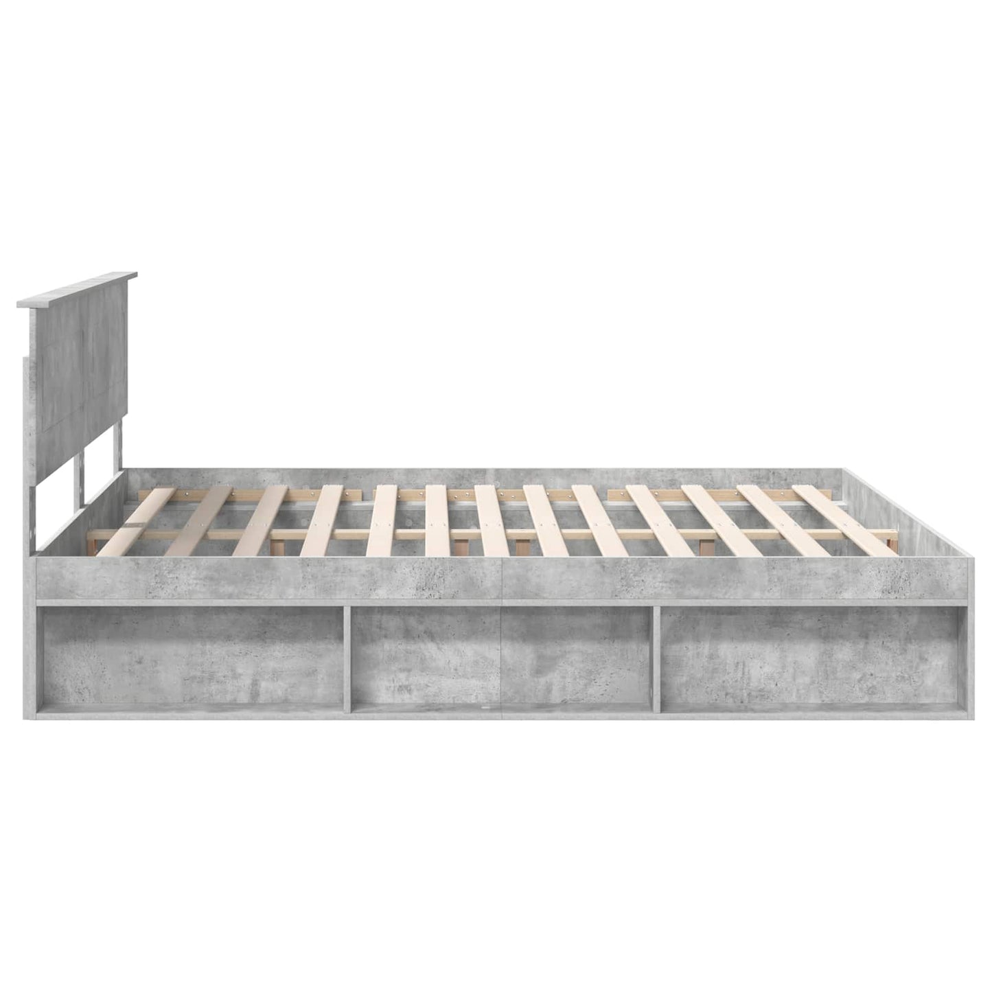 vidaXL Bed Frame with Headboard Concerte 180 x 200 cm Engineered wood